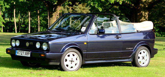 VW Golf GTI MK1 Convertible Dark Blue (1992)